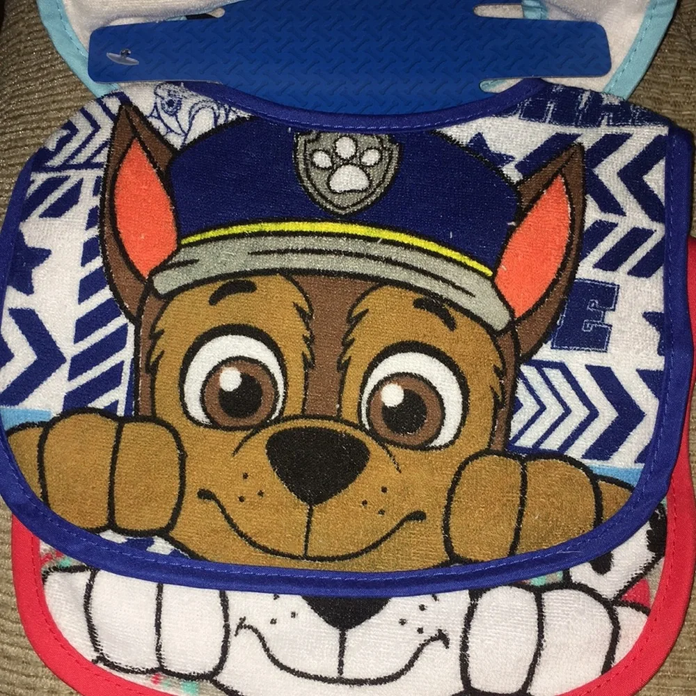 🐾NWT Paw Patrol 5-Pack Bibs
